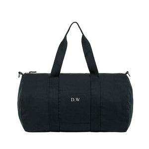 Personalised Small Initials Weekend, Holiday, Gym Duffle Bag - Team Sports Bag - Overnight Bag -  Sleepover shoulder bag - monogram holdall