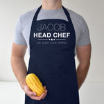 Minimalist EAT, SLEEP, COOK repeat, Personalised Apron - baking Chef - Son Kitchen gift - Dad cooking - gift for her - gift for him- Father