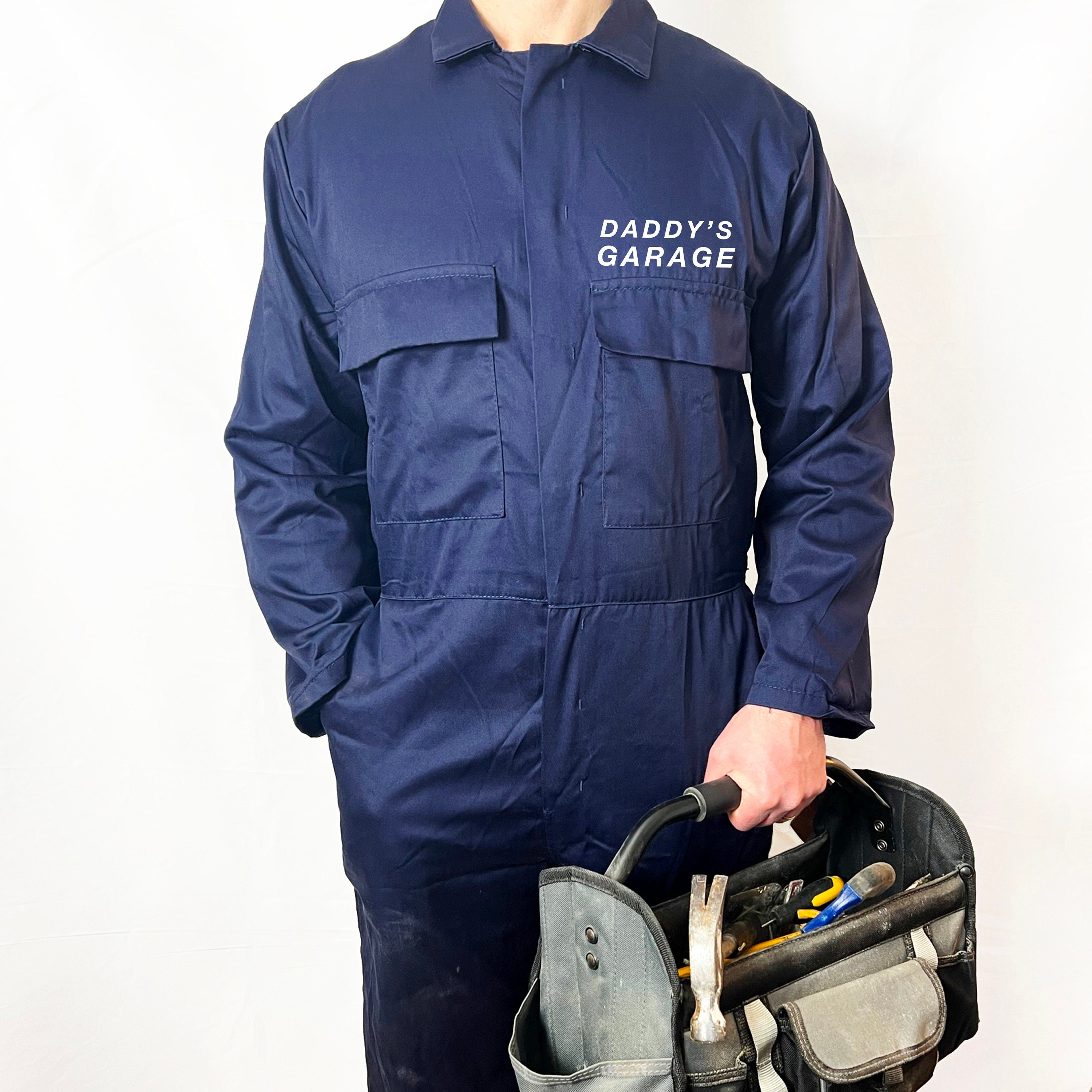 Personalised Head Mechanic, Car Garage Overalls - Husband - Gift for Him - Boiler suit - Father's Day Milestone Gift - Dad tools Present