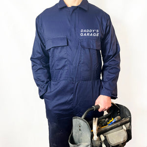 Personalised Head Mechanic, Car Garage Overalls - Husband - Gift for Him - Boiler suit - Father's Day Milestone Gift - Dad tools Present